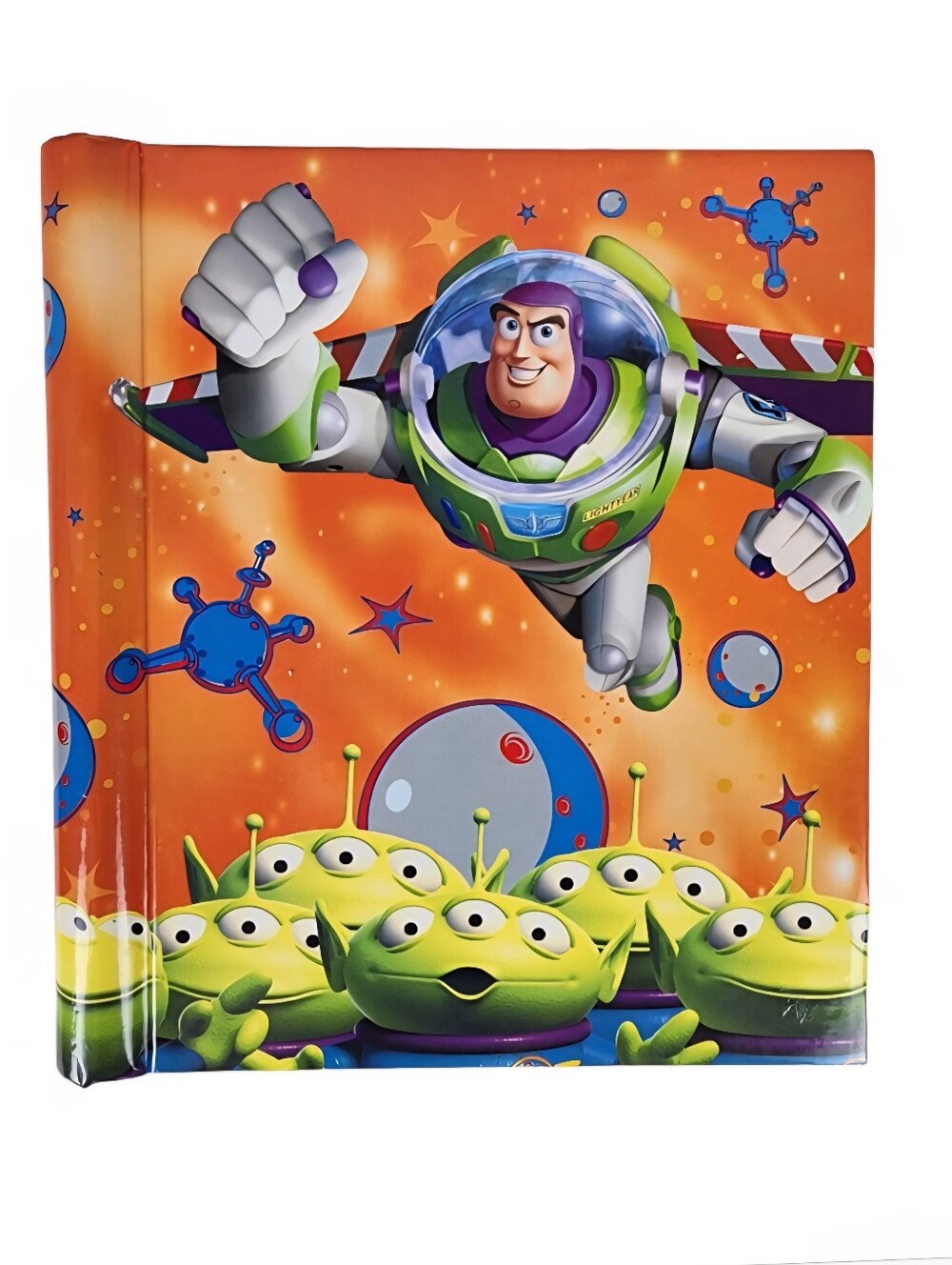 Vintage Rare Disney Toy Story 2 Photo Album Buzz Aliens Adhesive Pages